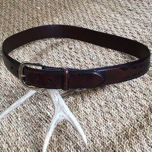 Silver Creek Classics western belt in 38/brown